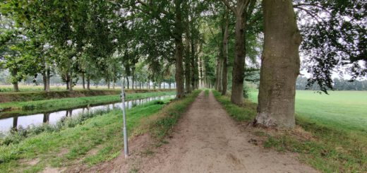 Dit was toch wel een mooi pad langs een mooi kanaal