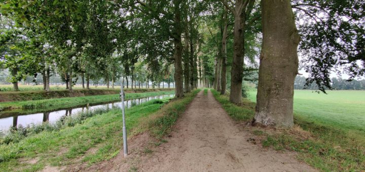 Dit was toch wel een mooi pad langs een mooi kanaal