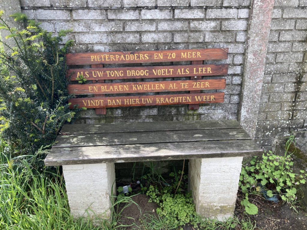 Het Pieterpad Bankje