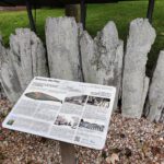 Walvistanden als schutting