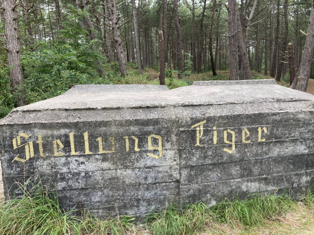 Een bunker in het bos