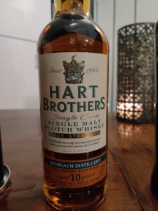 Hart Brothers Single Cask Single Malt Scotch Whisky Cask Strenght Benriach Distillery Aged 10 Years