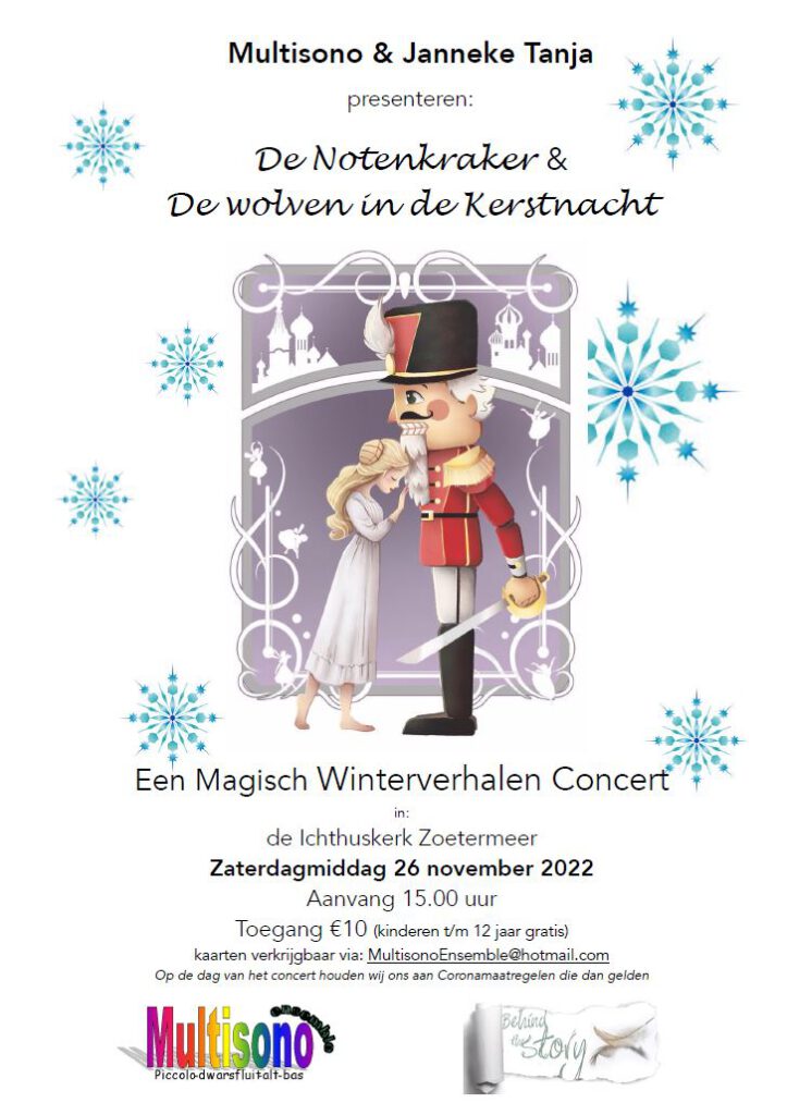 Concert : Fluit-ensemble Multisono en Janneke Tanje - Magisch Winterverhalen Concert 2022
