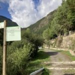 De start van een wandeling