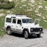 Onze taxi naar het dorpje Espot