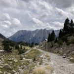 De weg naar een berghut