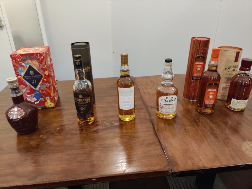 Kleine Whisky Proeverij - Line-Up