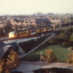 Sprinter bij Station De Leyens