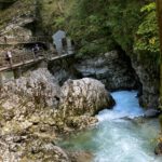 De kloof Soteska Vintgar