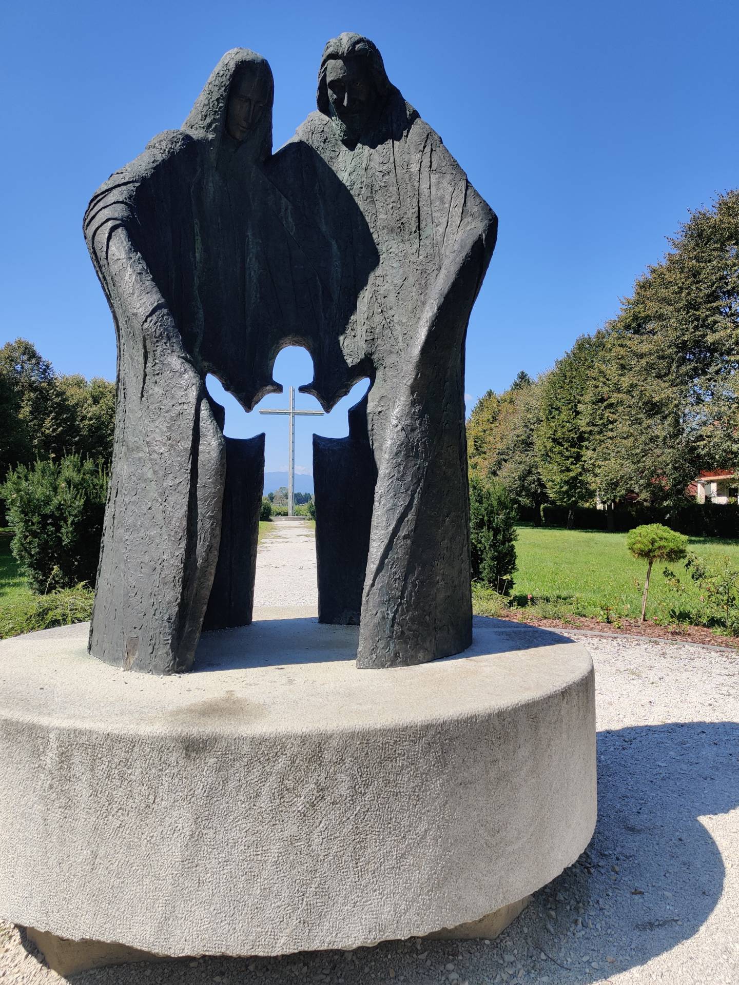 Een mooi beeld bij Kavarna Pri Baziliki, Brezje