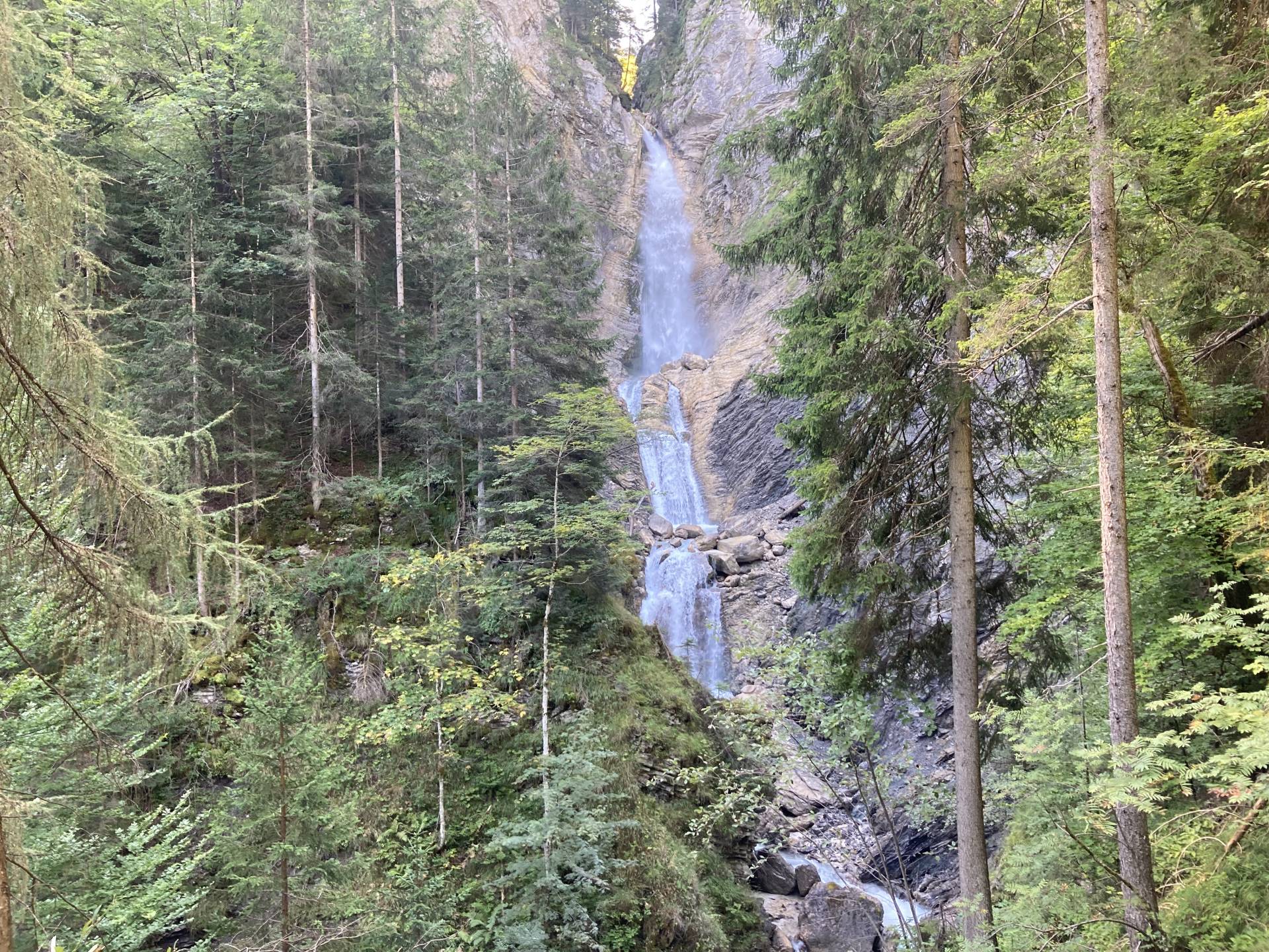Een hele fraaie waterval