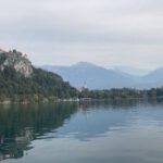 Uitzicht op Kasteel Bled