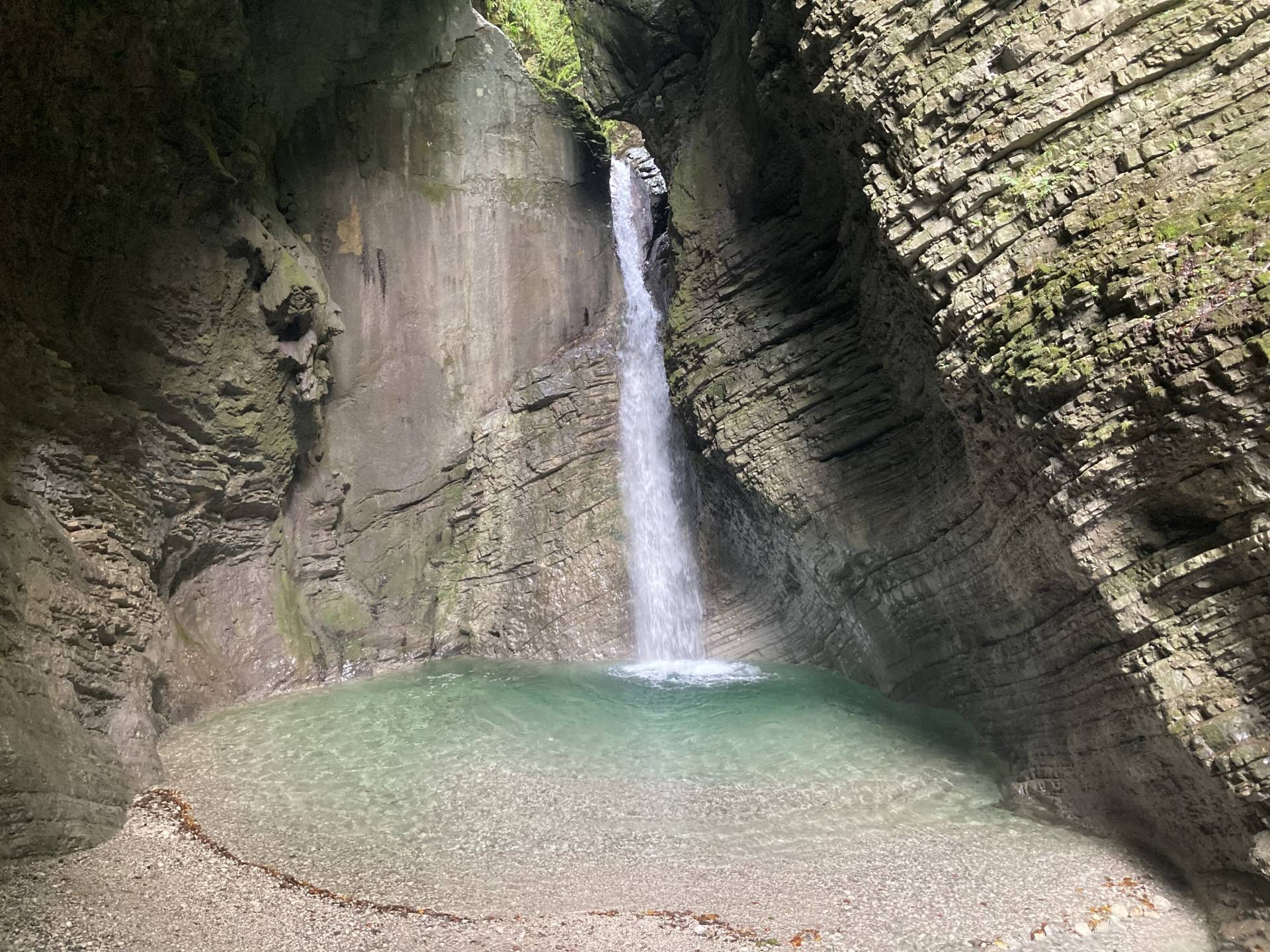 De waterval Slap Kozjak