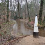 Een fraaie grenspaal