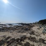 Een mooi uitzicht over de kust