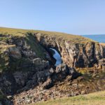 Een mooi uitzicht over de kust