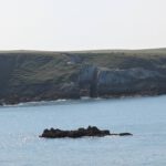 Een mooi uitzicht over de kust