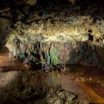 Druipstenen in de oude kopermijn