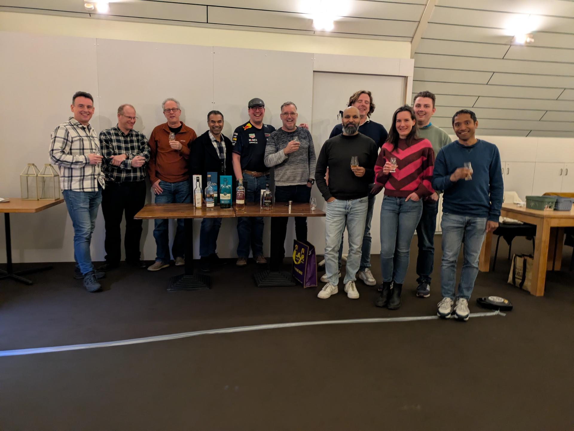 Kleine Whisky Proeverij; De Groep