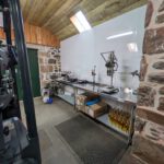 Ballindalloch Distillery; The bottle filling and labeling area