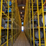 The GlenAllachie Distillery; A Warehouse