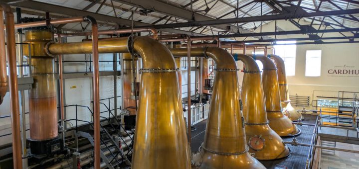 Cardhu Distillery; The stills