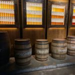 Glengoyne Distillery; The Cask aging display