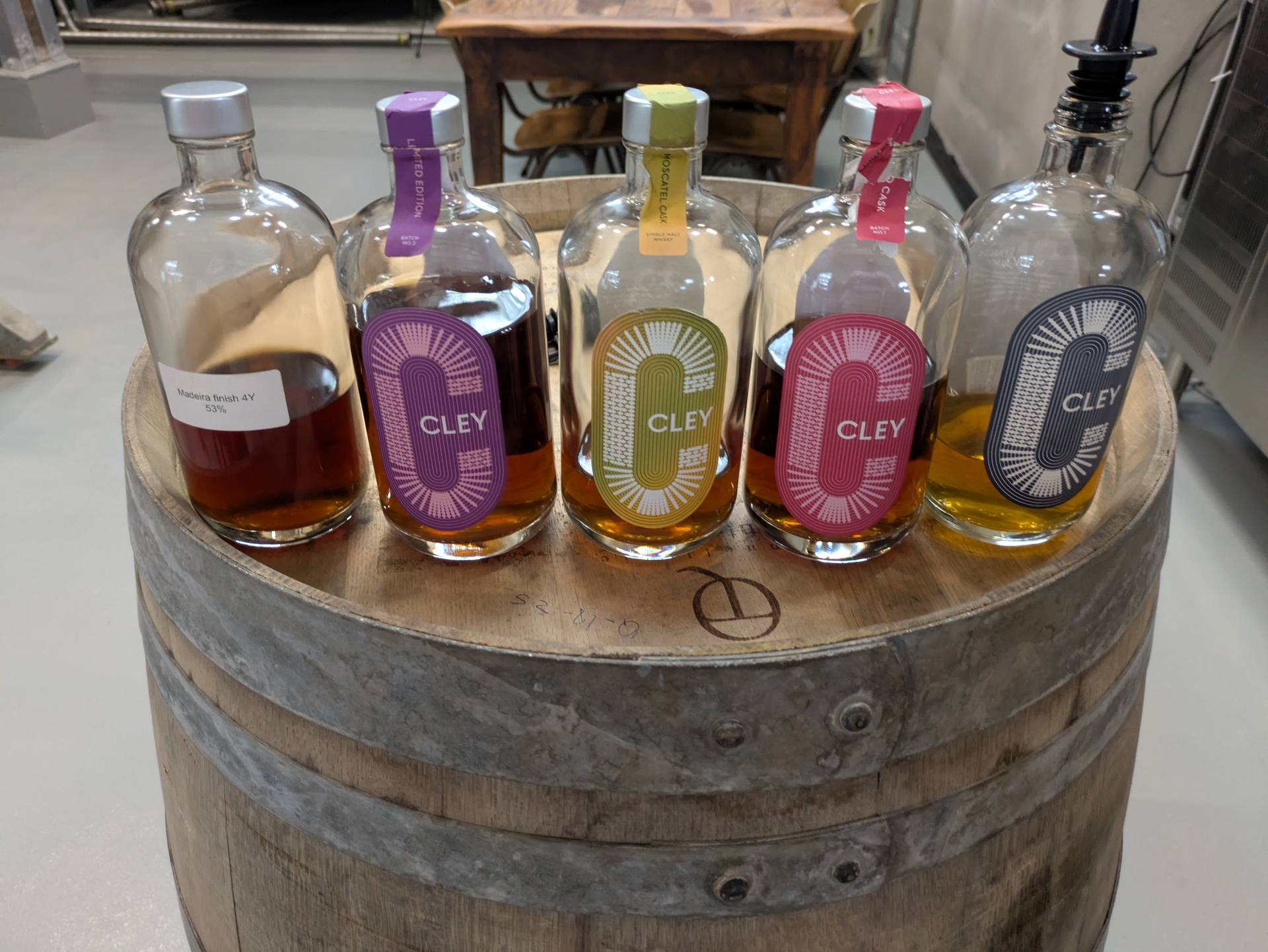 De Line-Up voor de Tasting