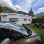 De door ons gehuurde caravan