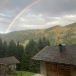 Een dubbele regenboog