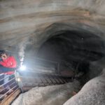 Een blik in de ijsgrot Eisriesenwelt