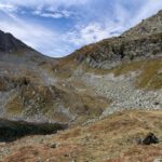 Uitzicht op een bergtop