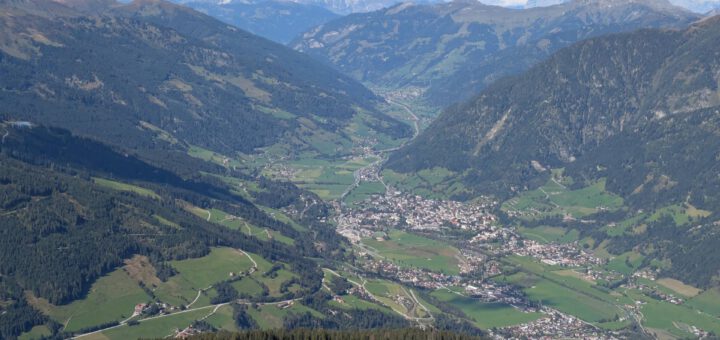 Uitzicht in het Gasteiner Tal