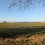 Uitzicht op de kerk van Nisse