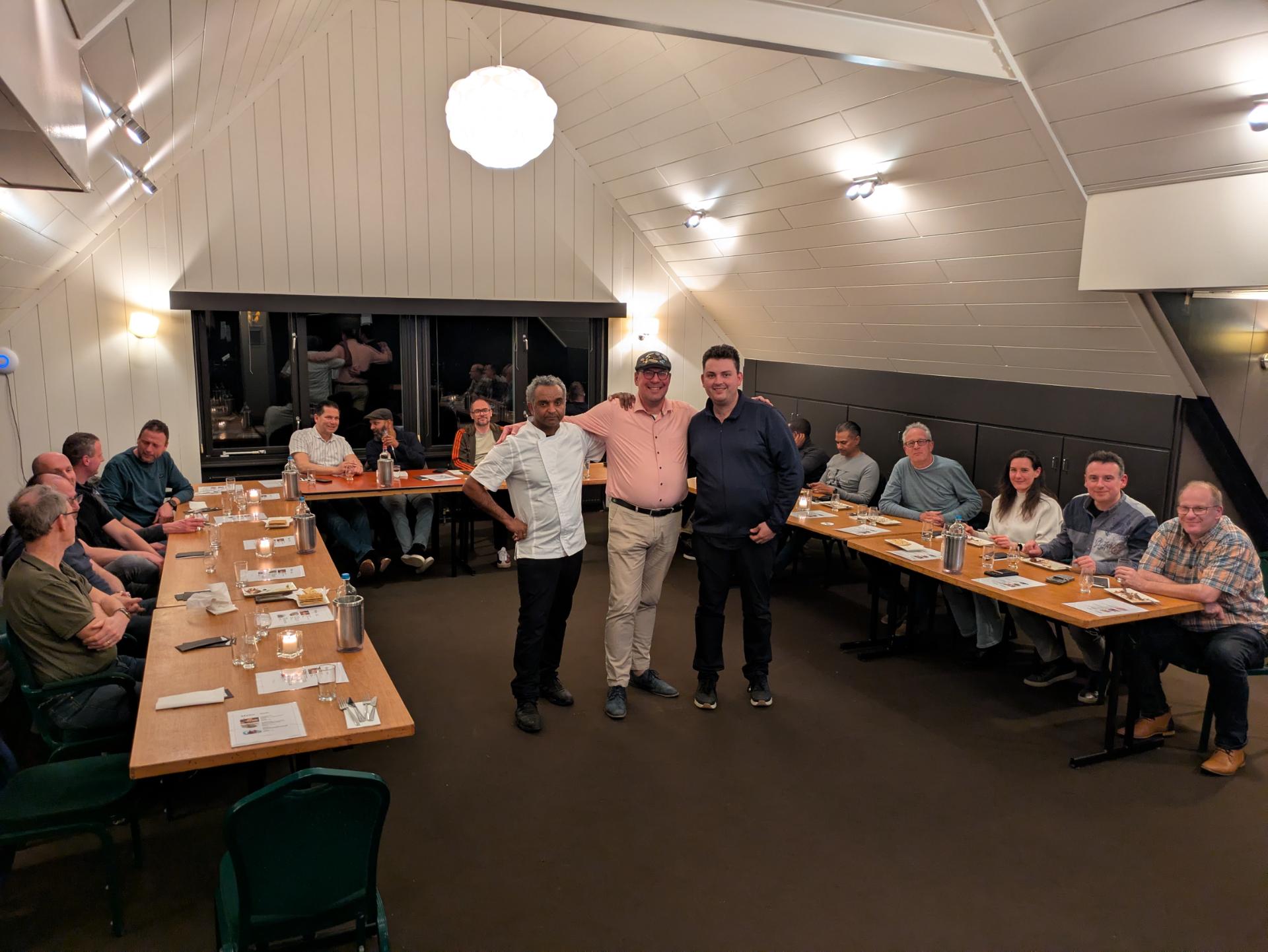 Carlos, ik, Patrick en de groep